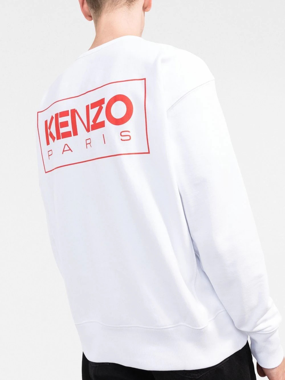 logo-print crew-neck sweatshirt - 3