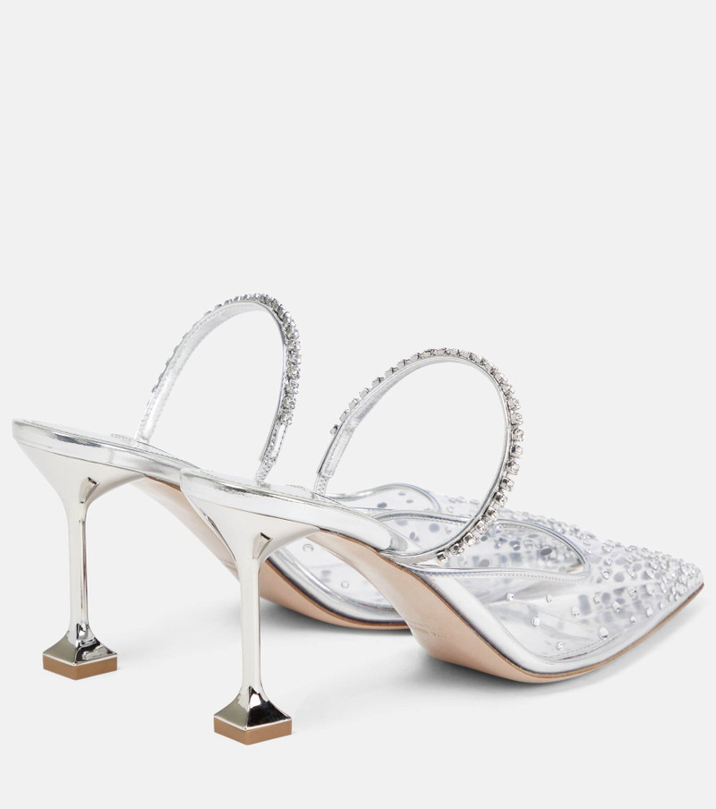 Miu Miu Crystal-embellished mules outlook