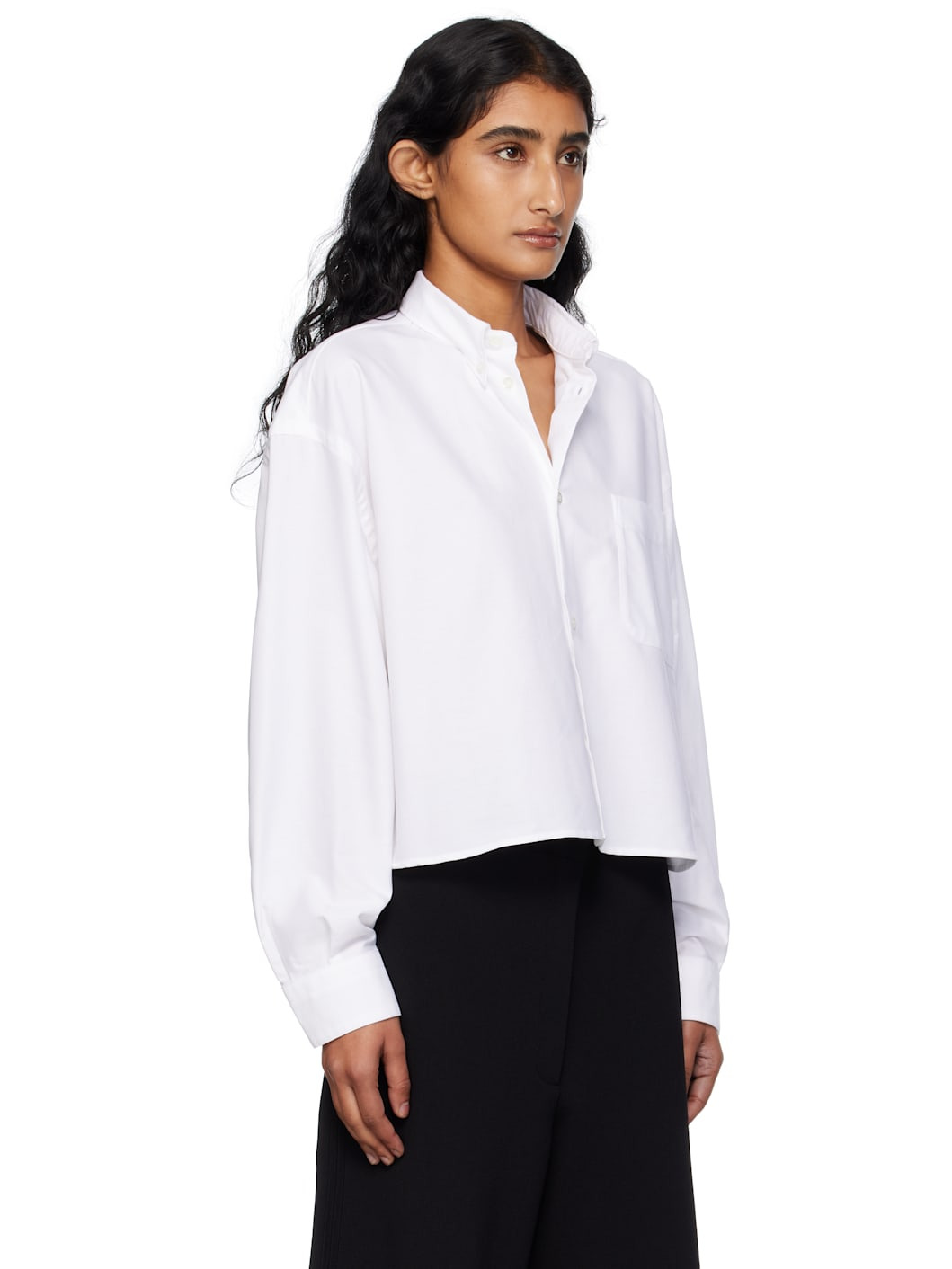 White Sophia Button Down Shirt - 2