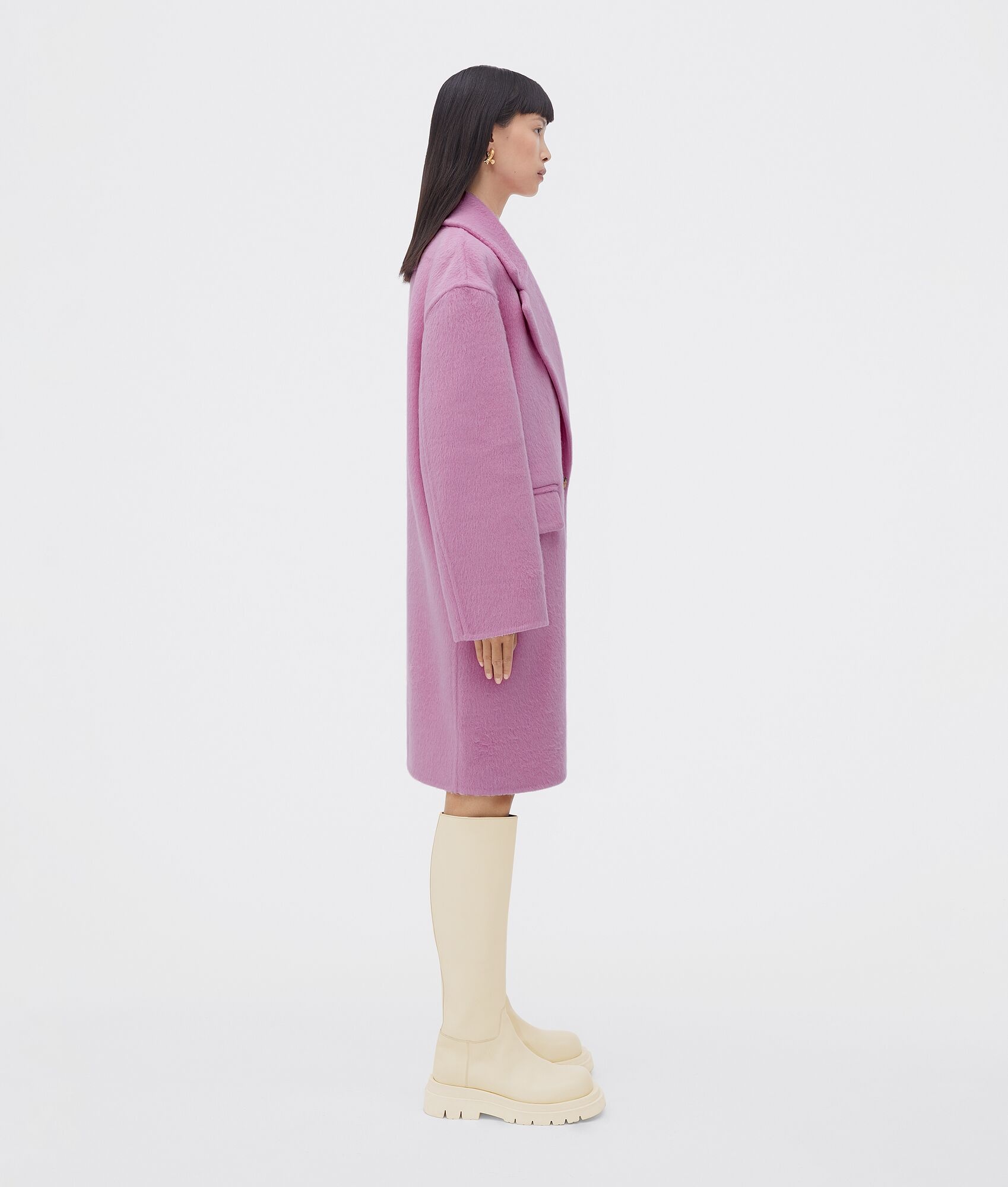 Double Face Alpaca Coat - 2