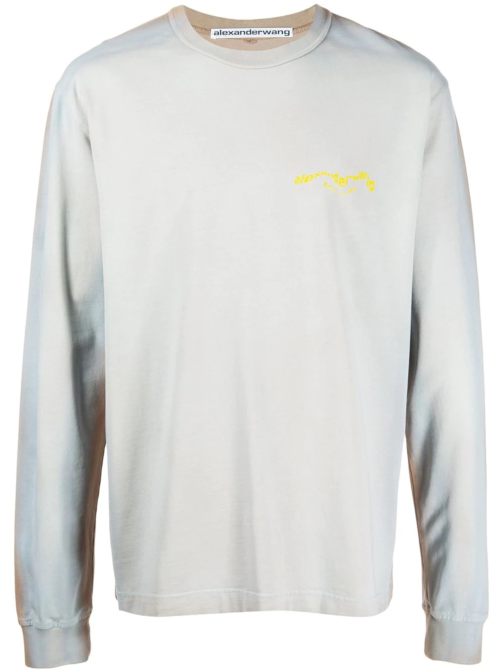 long-sleeve cotton T-shirt - 1