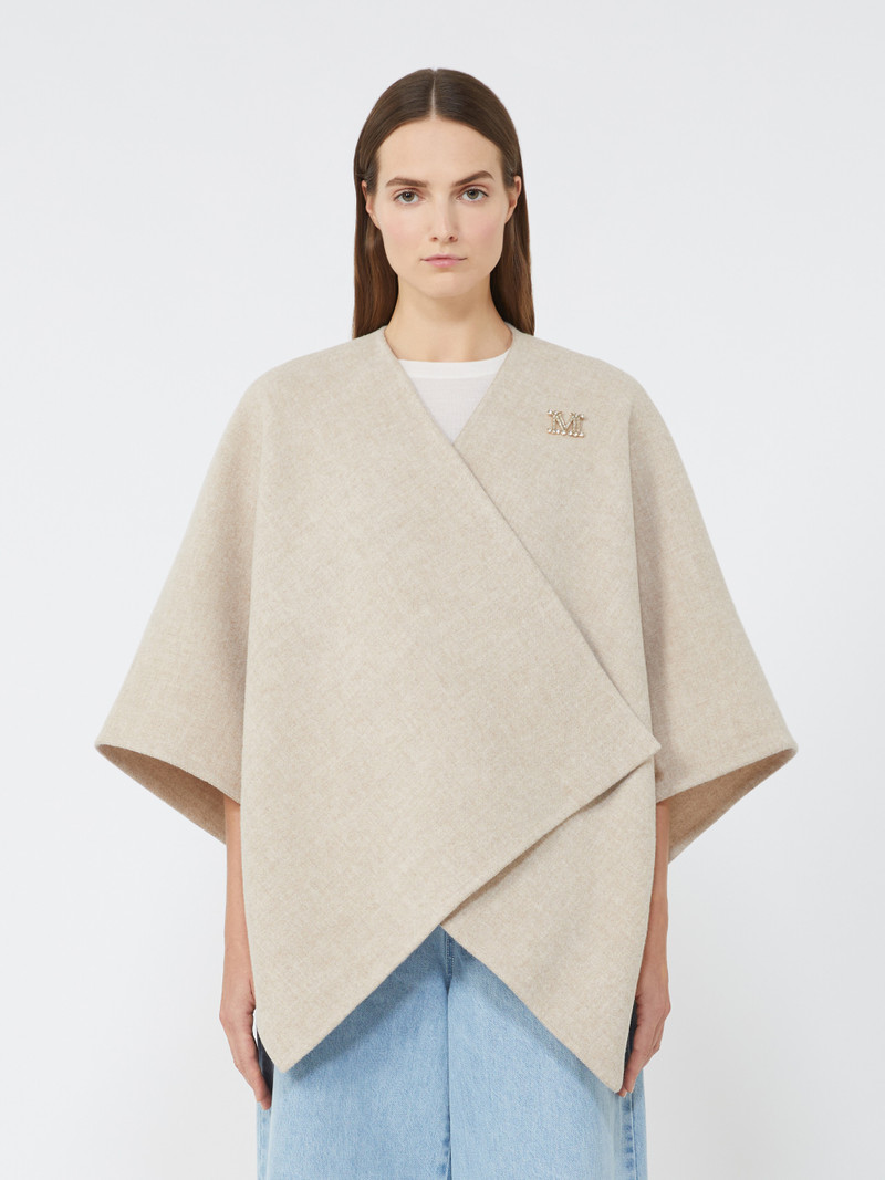 SERRA Wool and alpaca cape 1