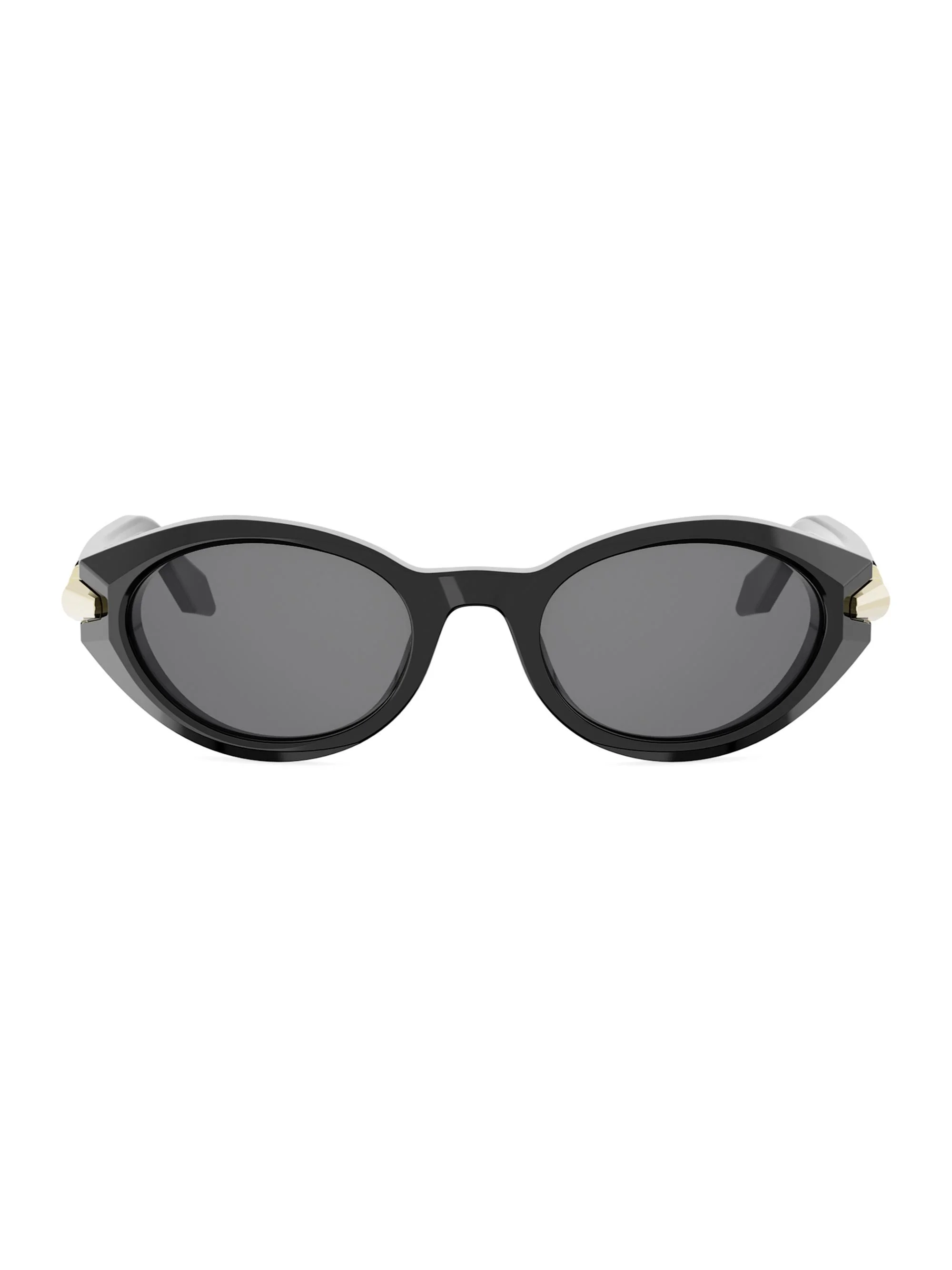 Women's Serpenti Viper 51MM Oval Sunglasses - Shiny Black Smoke - 1