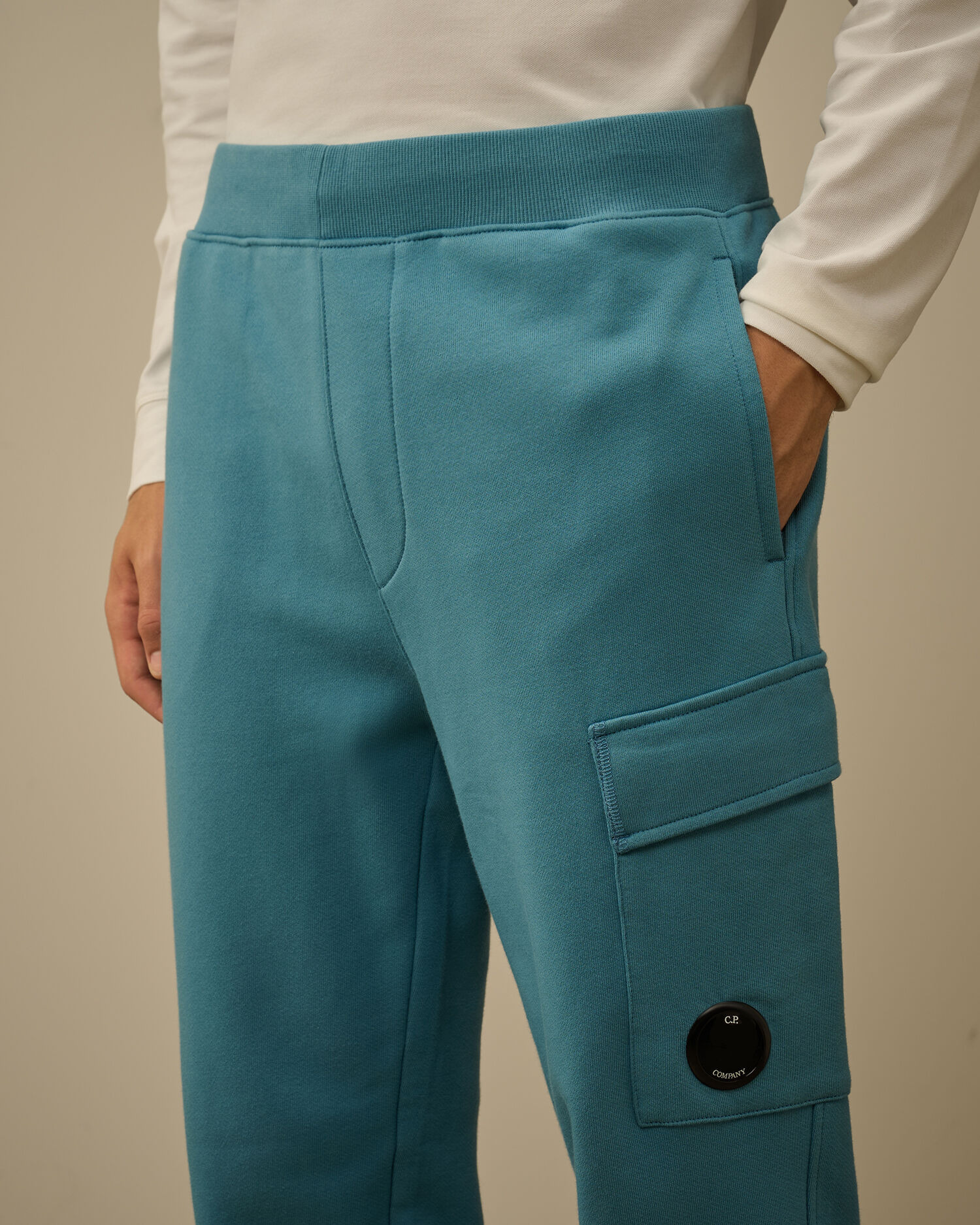 Diagonal Raised Fleece Lens Sweatpants - 5