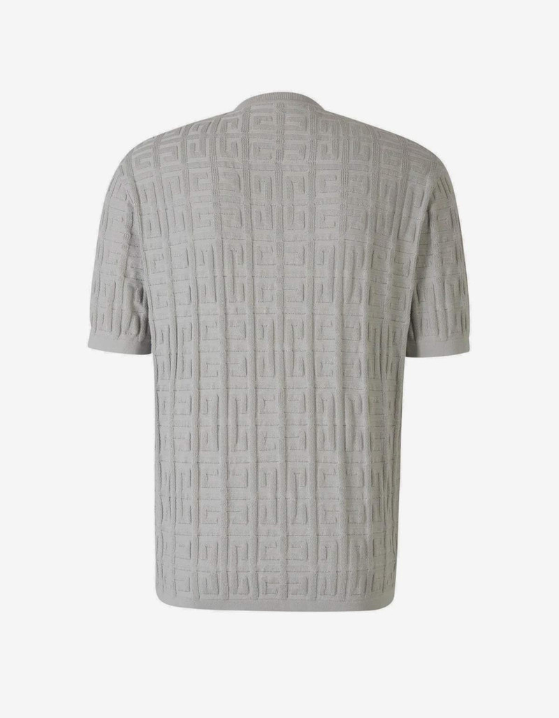 Givenchy Givenchy Grey 4G Cotton Knit T-Shirt outlook