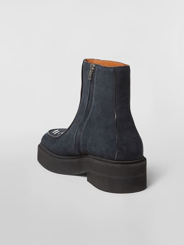 CALFSKIN ANKLE BOOT WITH SQUARE TOE - 3