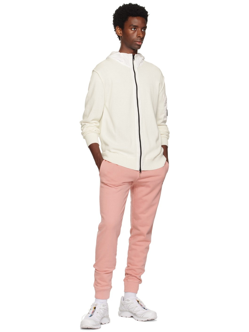 Pink Tapered Sweatpants - 4