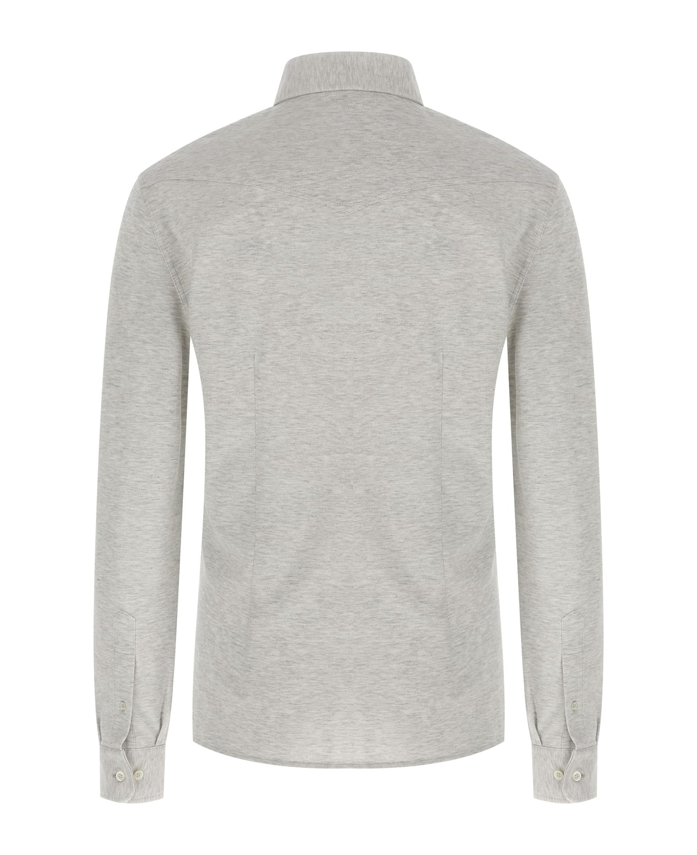 Piqué Cotton Shirt - 2