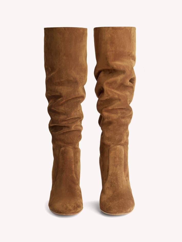 Gianvito Rossi Glen Boots in Brown Suede at Nordstrom - 3