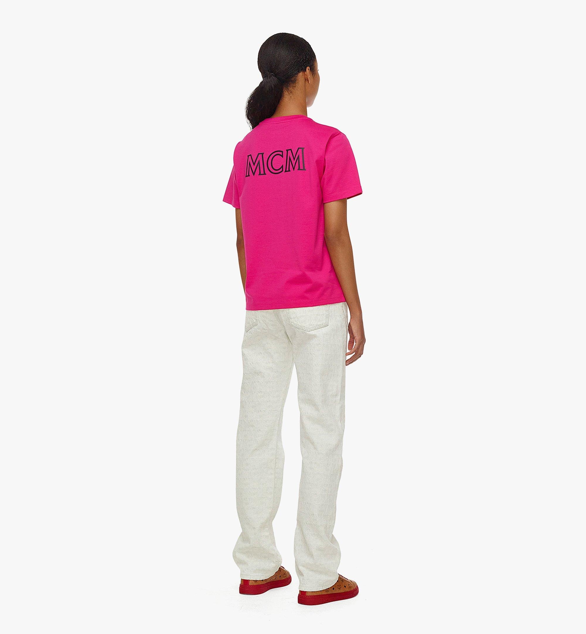 Women’s MCM Essentials Logo T-Shirt in Organic Cotton - 4