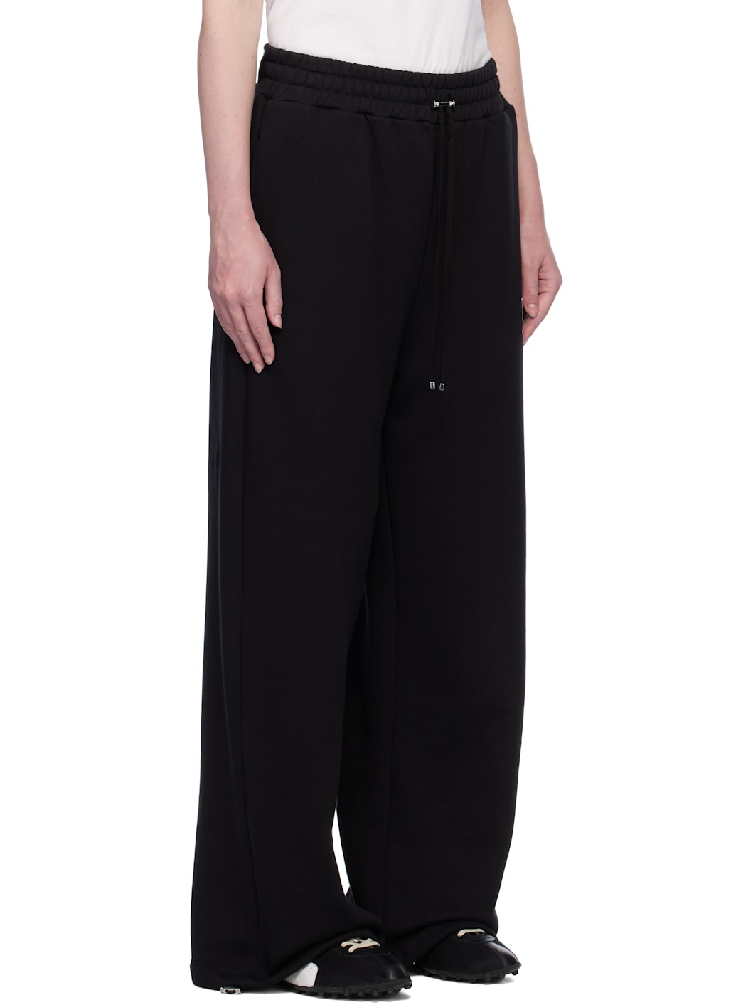 Black MA Core Logo Flare Lounge Pants - 2