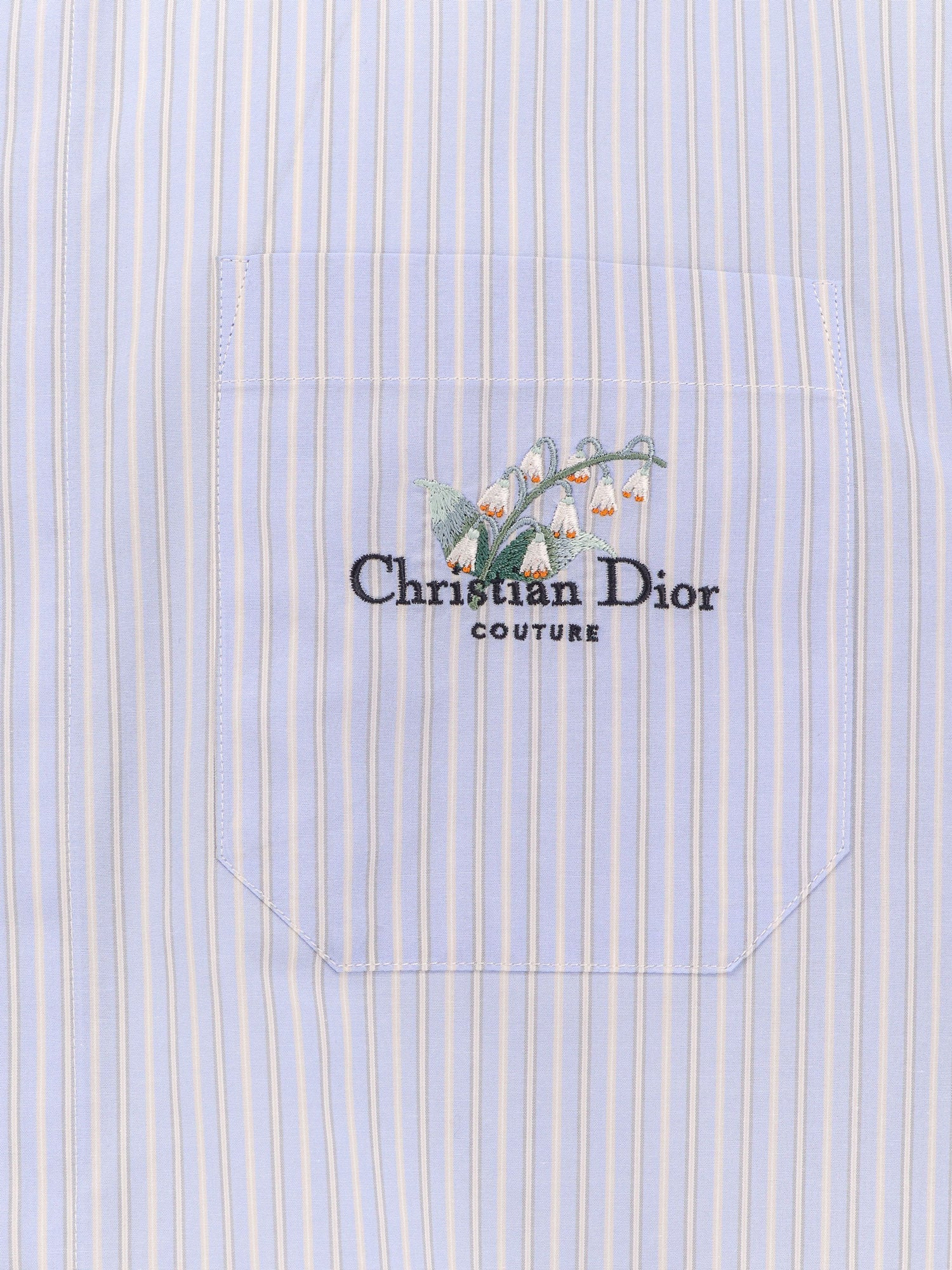 Dior Men Striped Cotton Shirt - 3
