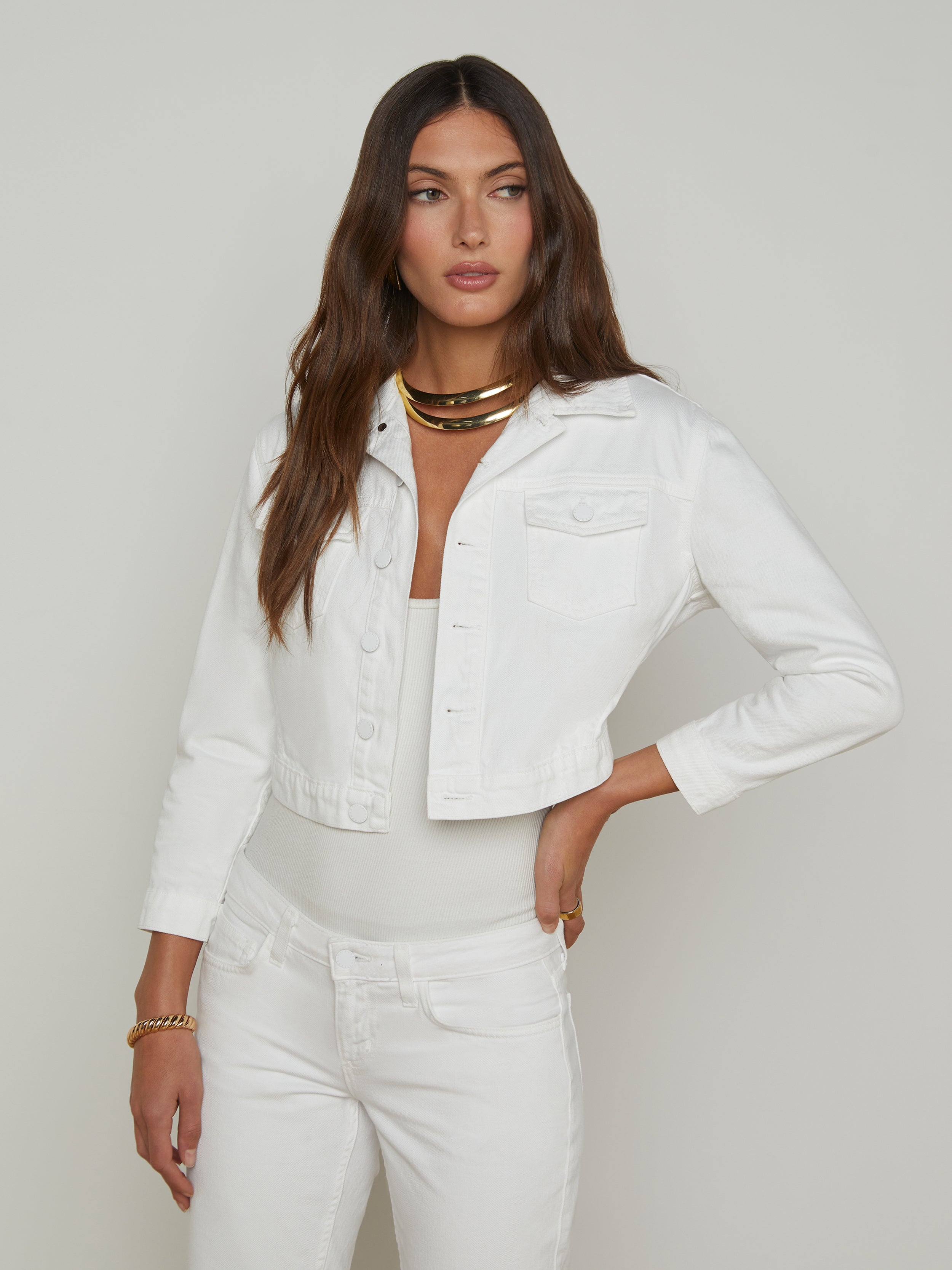 Koda Cropped Denim Jacket - 2