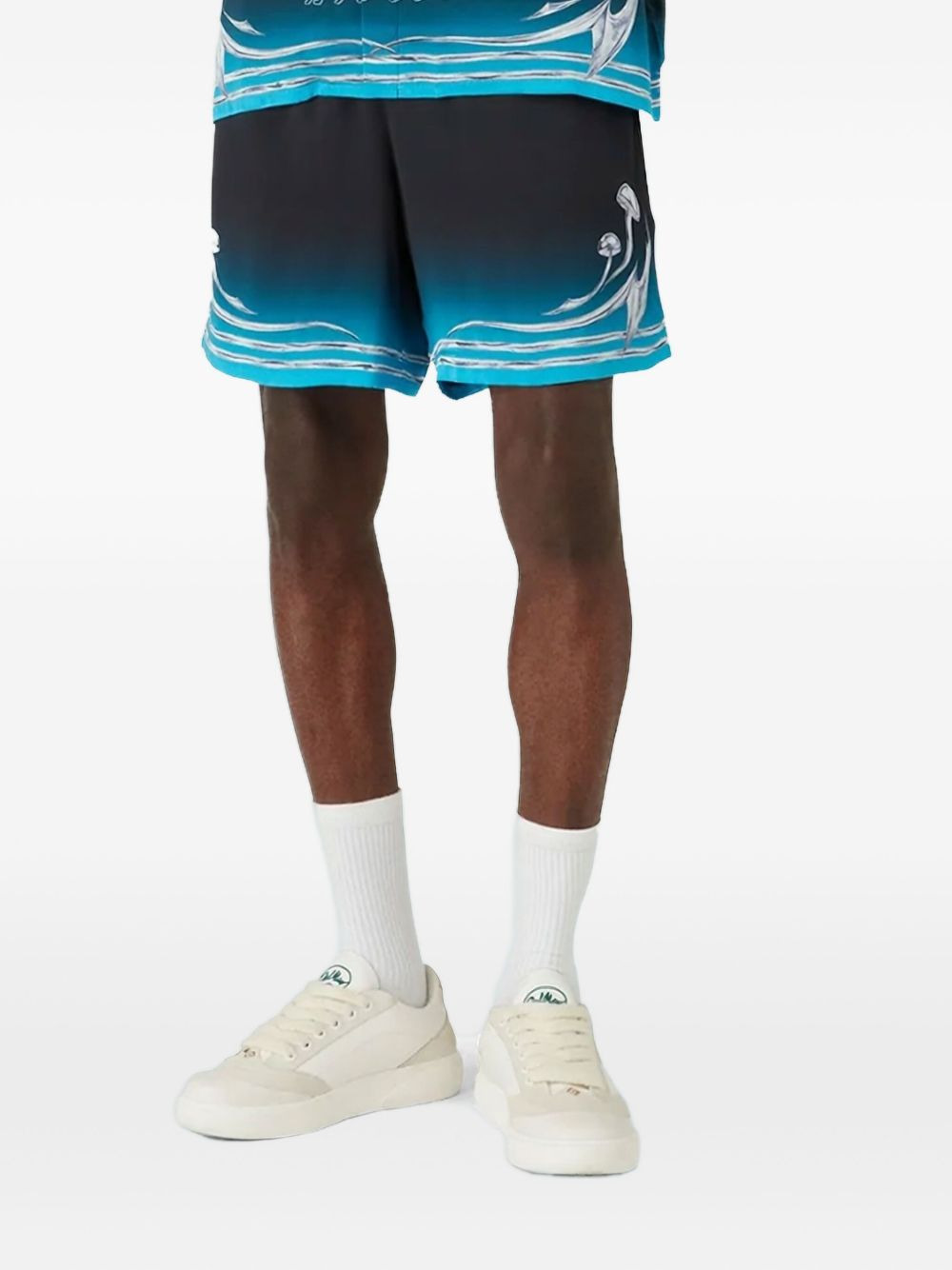 Blades mushroom-print shorts - 2