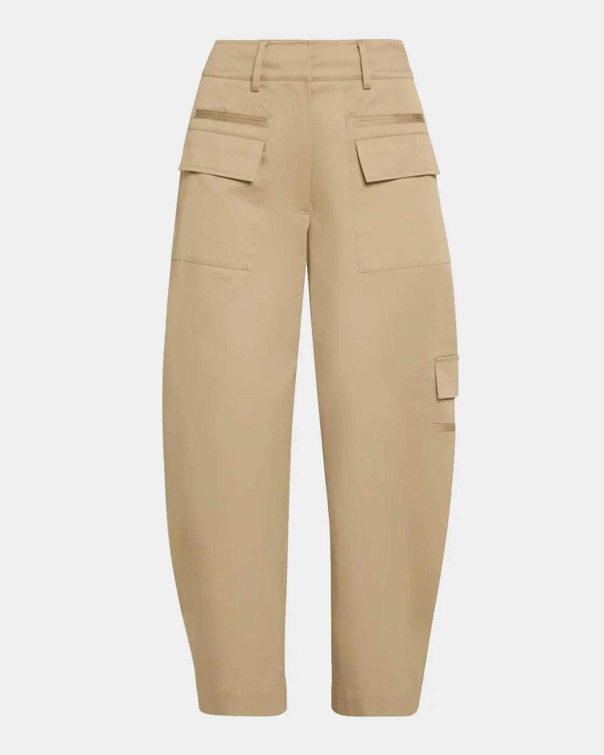 Talla Barrel-Leg Cotton Cargo Pants - 1