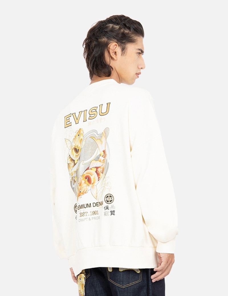 TATTOO KOI DUO PRINT SWEATSHIRT 7