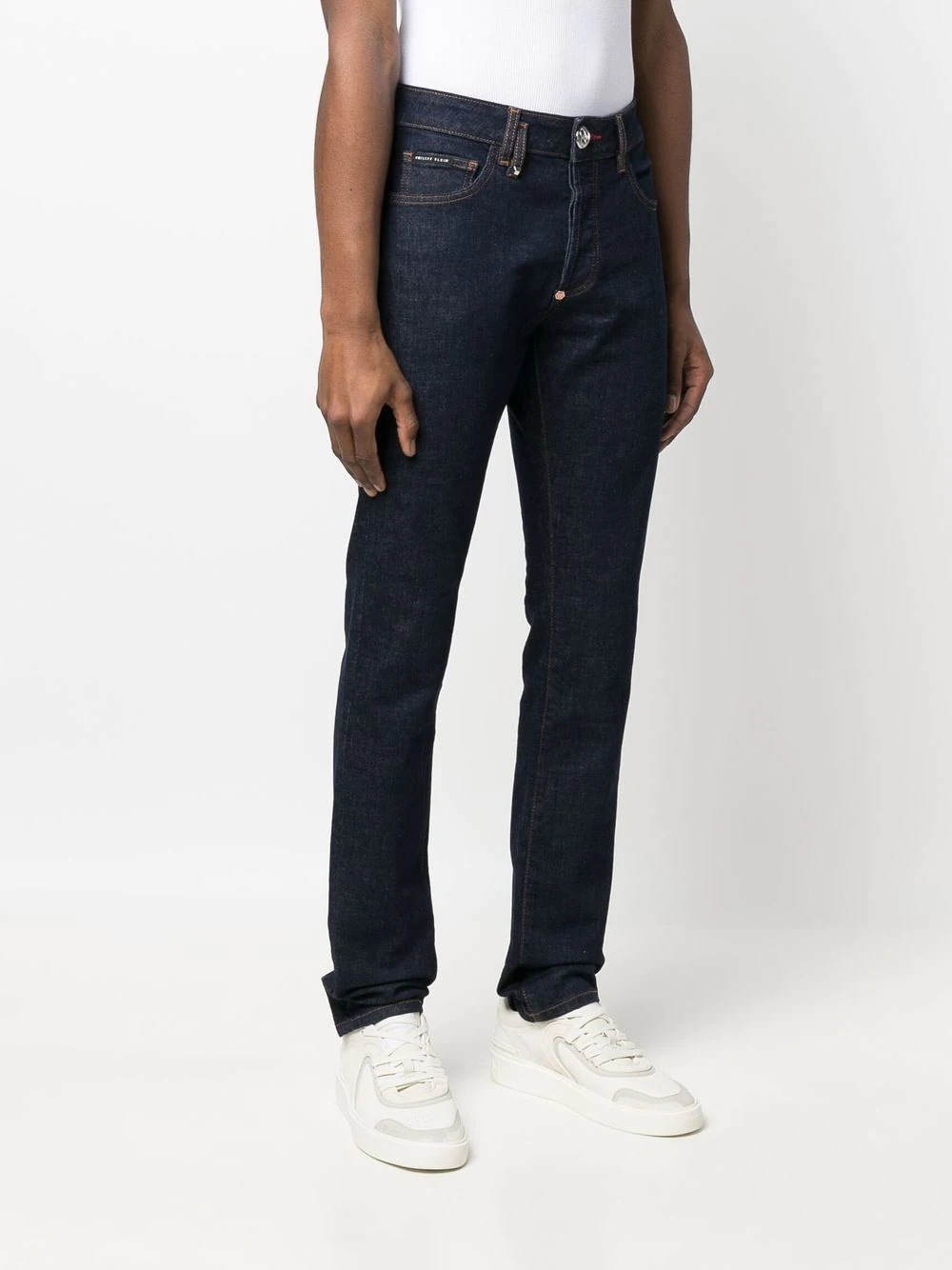 straight-cut denim jeans - 3