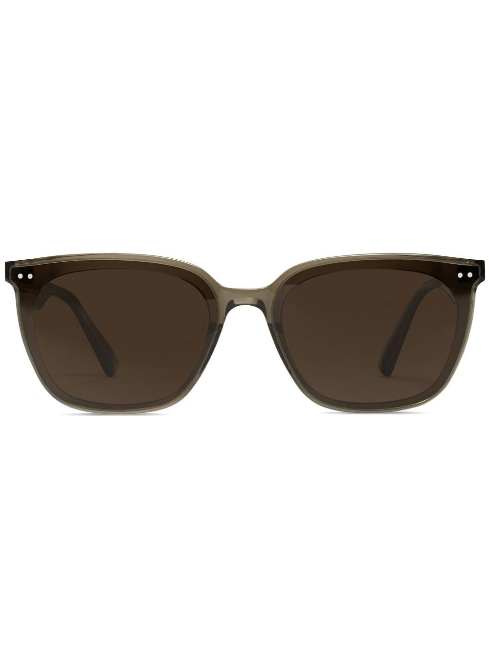 oversize-rectangle-frame sunglasses - 1