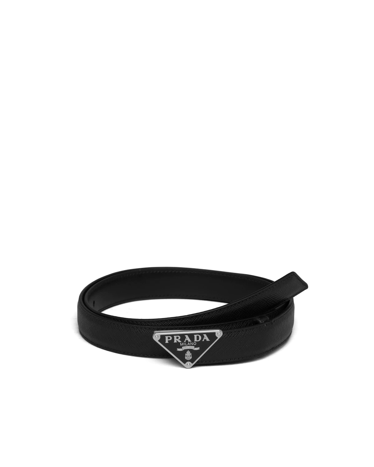 Saffiano leather belt - 1