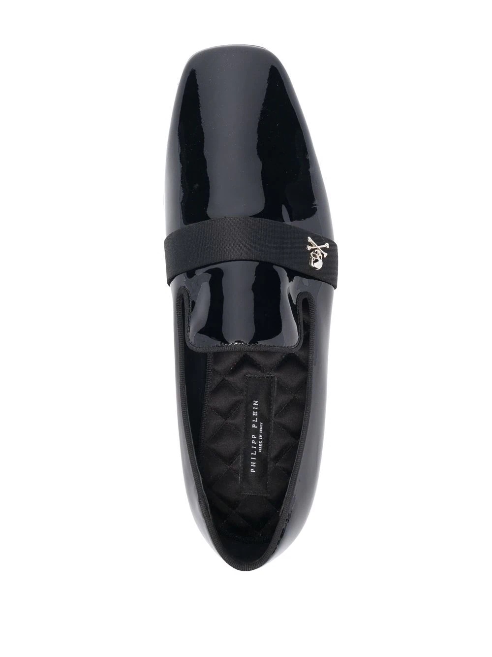 Hexagon plaque loafers - 4