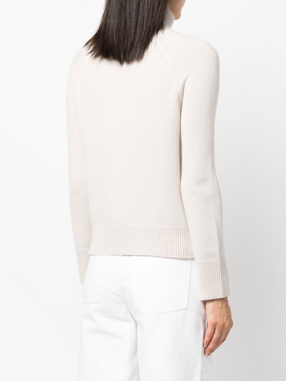 roll-neck long-sleeve jumper - 4