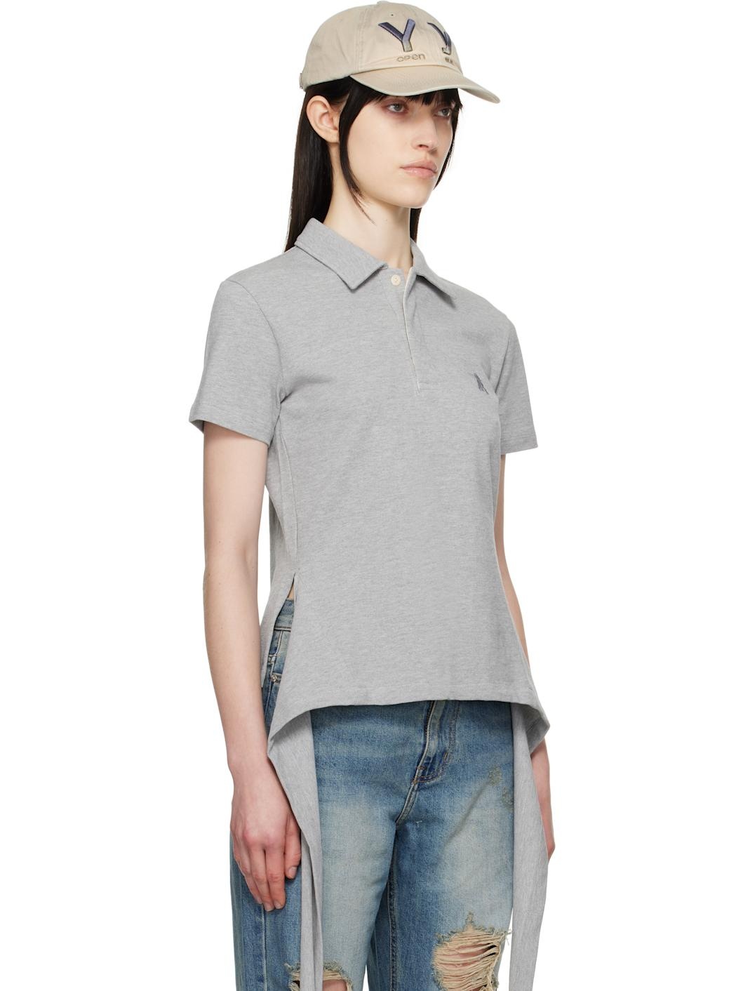 Gray Trim Polo - 2