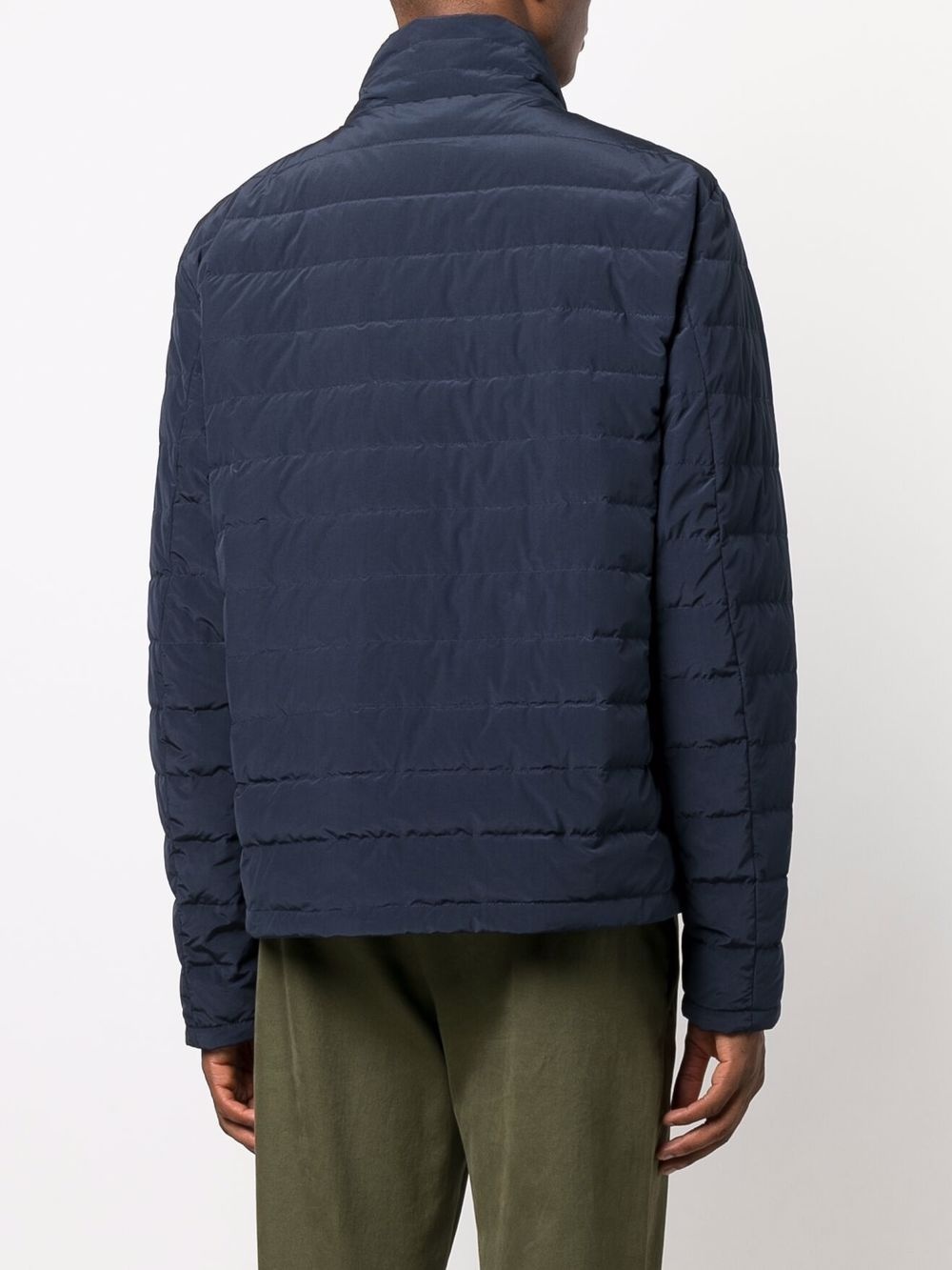 quilted-finish padded jacket - 4