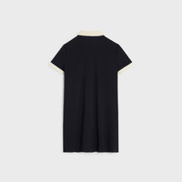 CELINE mini polo dress in viscose sablé | REVERSIBLE