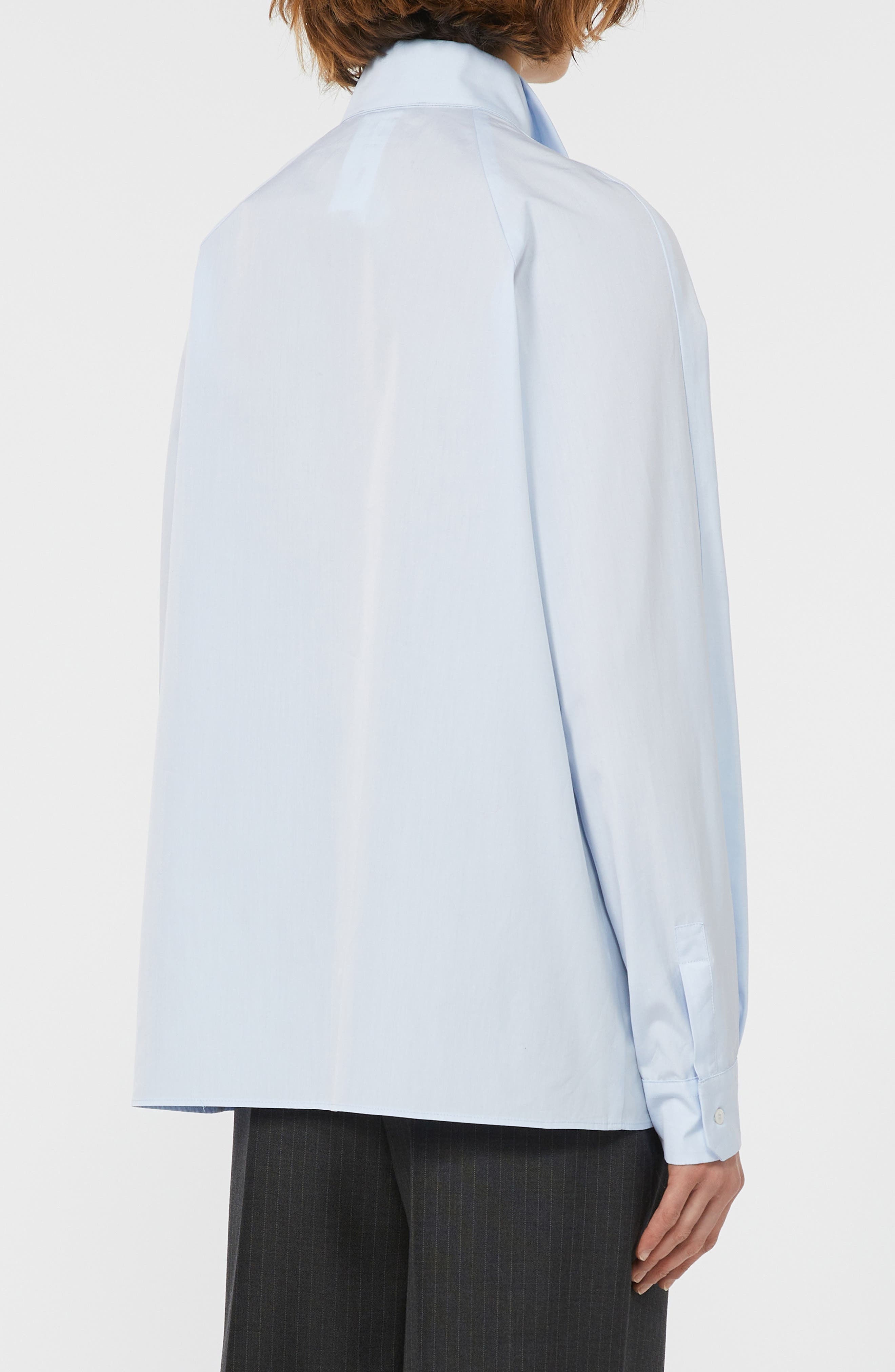 Weekend Max Mara Acanto Tuxedo Shirt in Light Blue at Nordstrom - 2