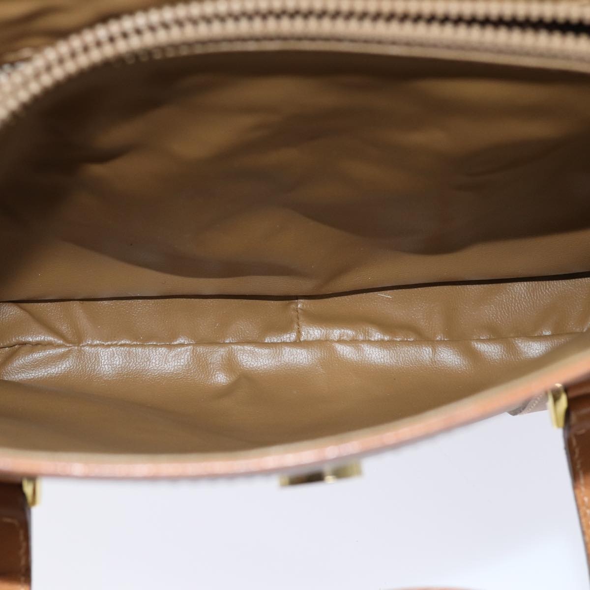 CELINE Macadam Canvas Hand Bag Beige - 16