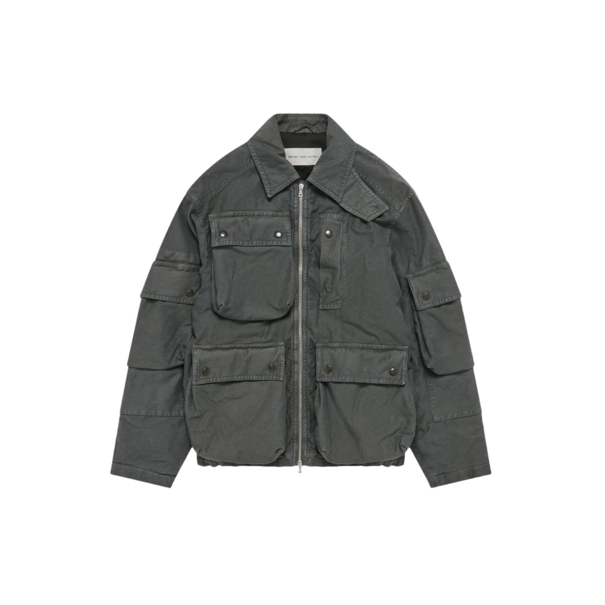 LOOSE FIT BLOUSON (GREY) - 1