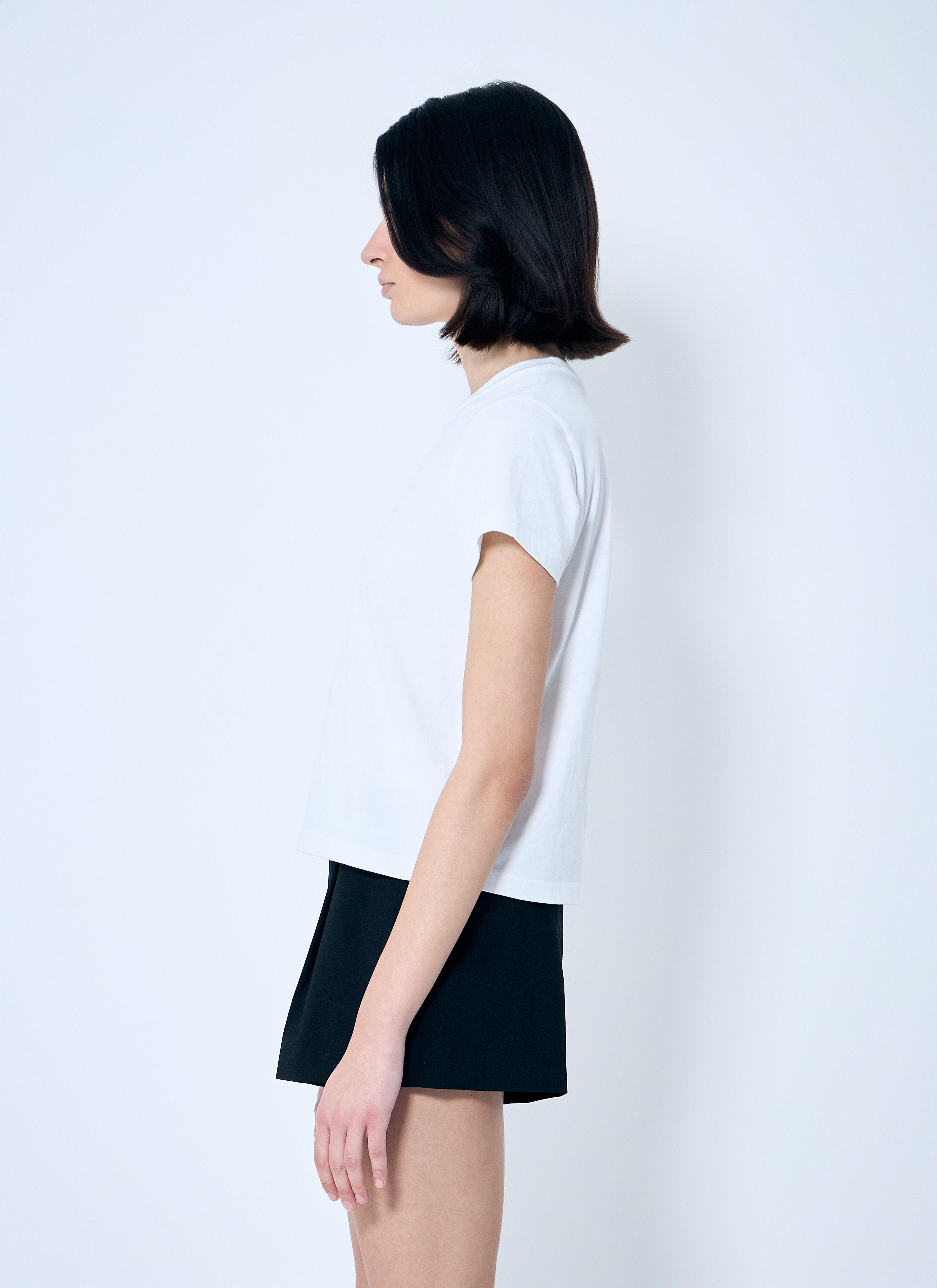Alexander Wang Women Essential Shrunken Puff Logo T-Shirt - 3