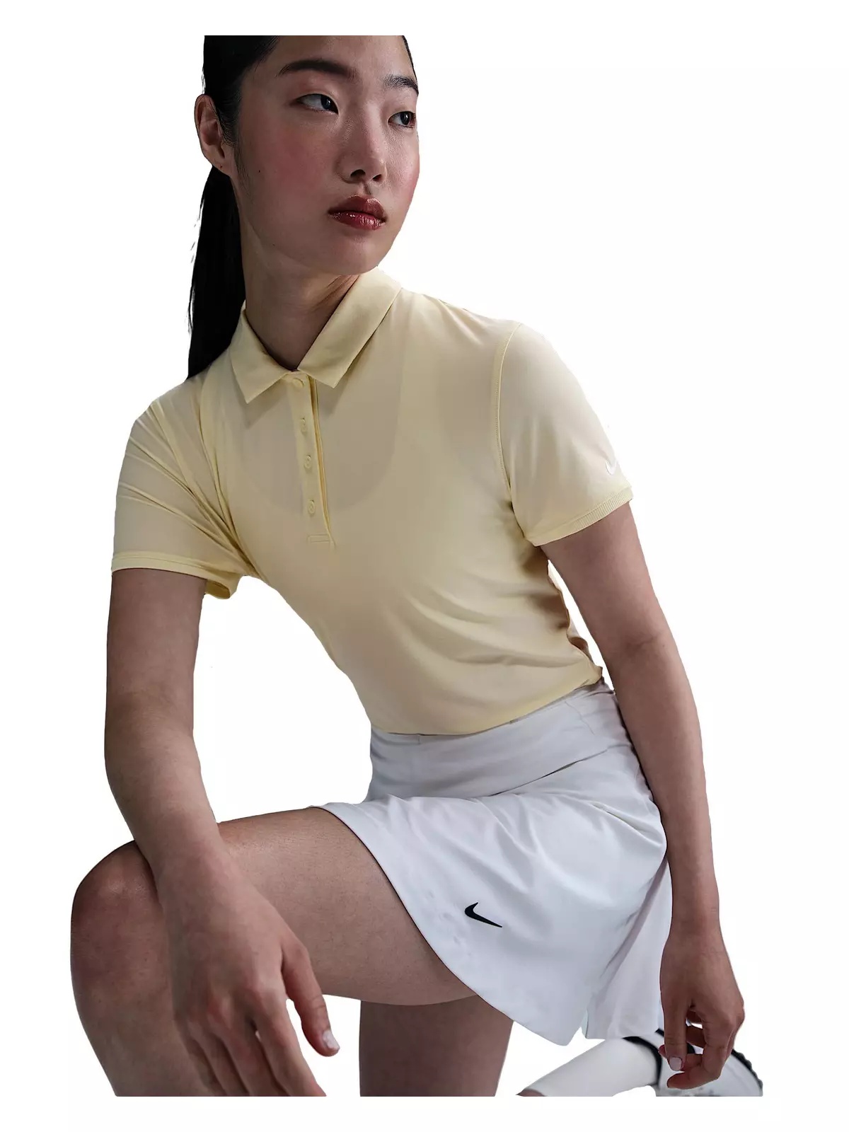 Women's Victory Dri-FIT Short-Sleeve Golf Polo - Yellow - 3