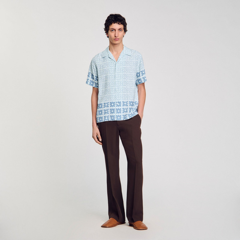 FLORAL MOTIF SHIRT 1