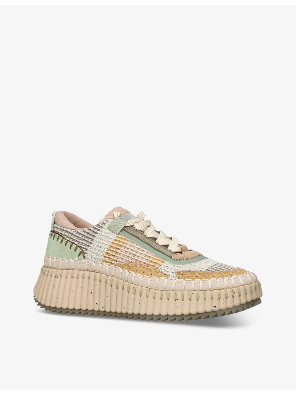 Nama Runner low-top mesh and woven trainers - 3