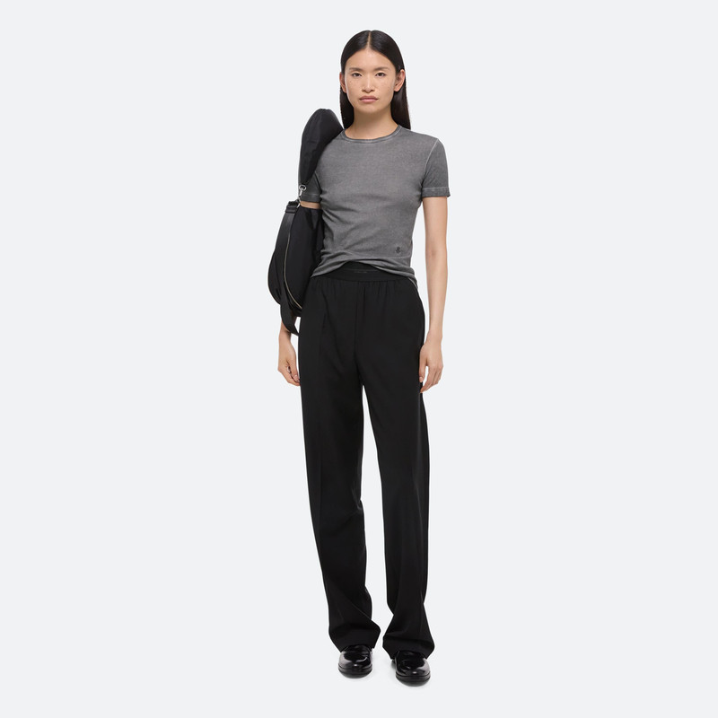 Helmut Lang GARMENT-DYED SHRUNKEN TEE outlook