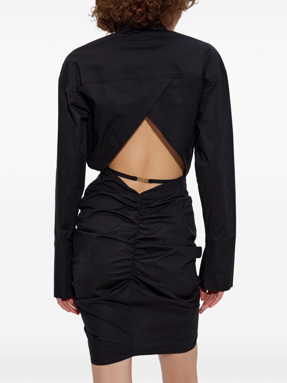 ruched shirtdress - 4
