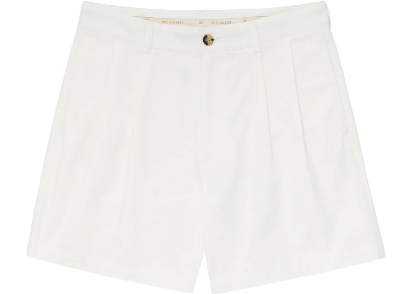 Aime Leon Dore Double Pleated Short White - 1