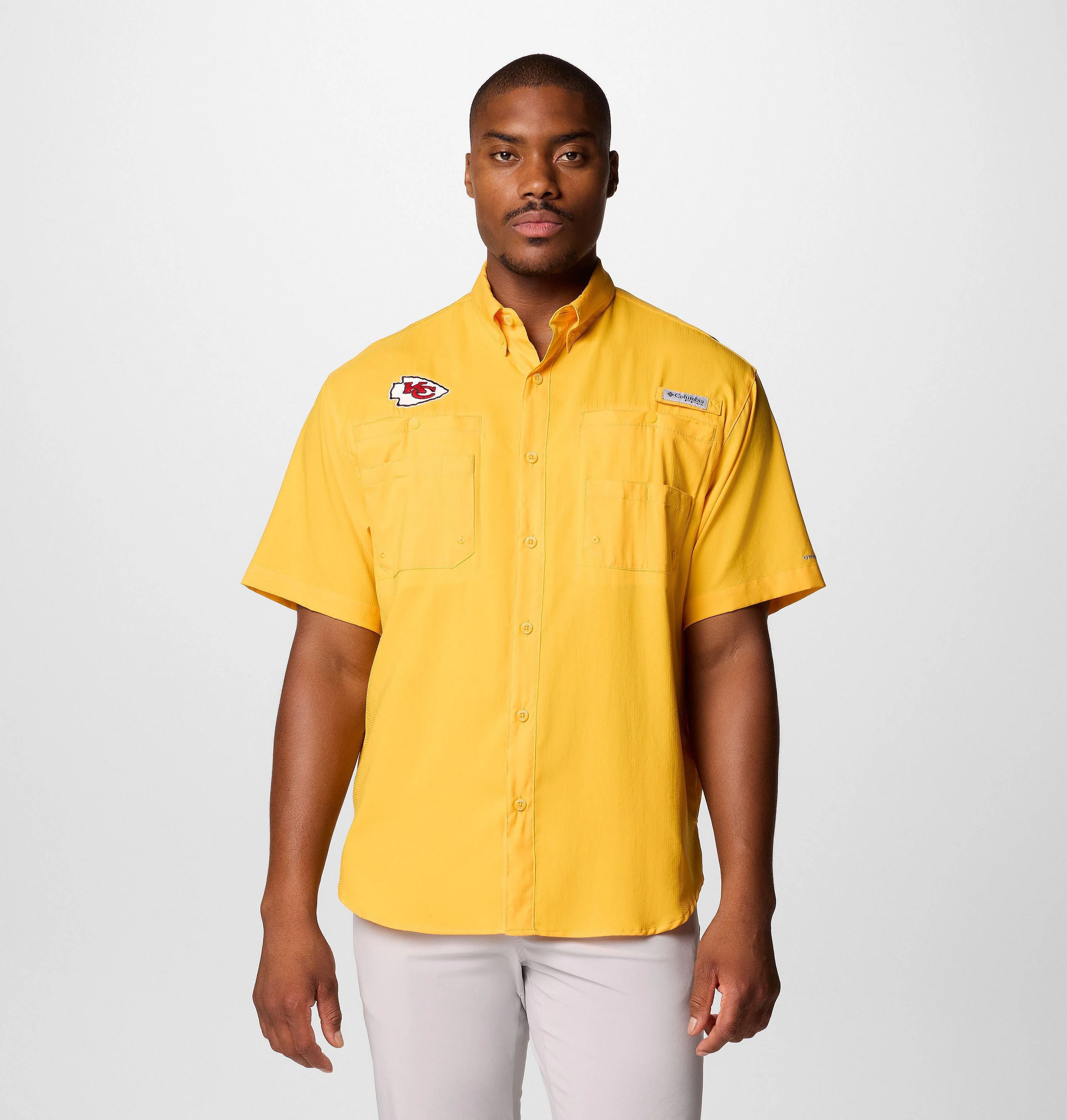 Men's PFG Tamiami Short Sleeve Shirt - Kansas City Chiefs - 1