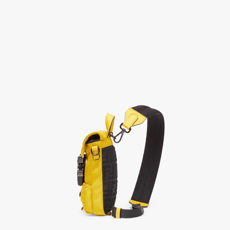 FENDI Yellow nylon backpack outlook