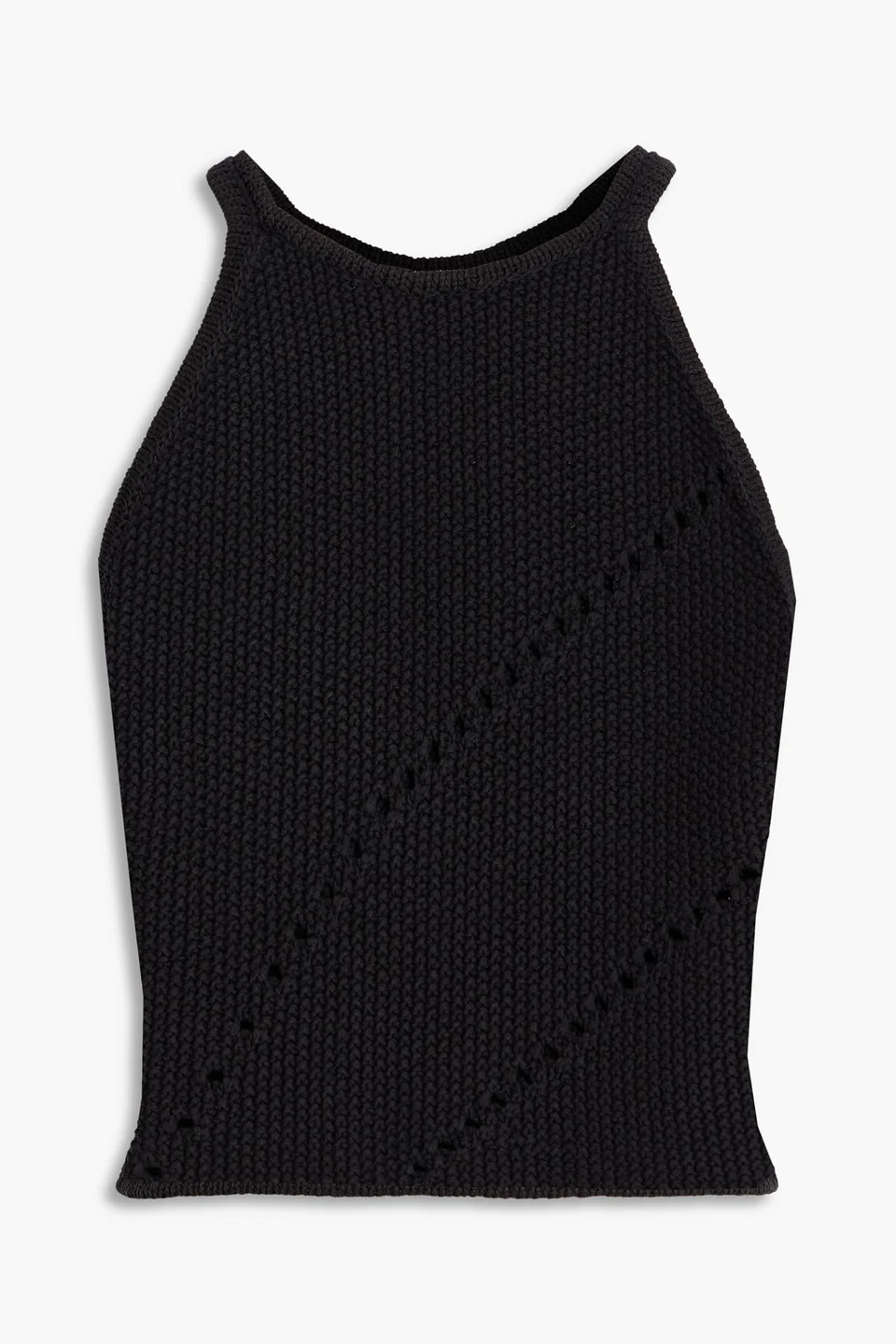 Crocheted cotton-blend top - 1