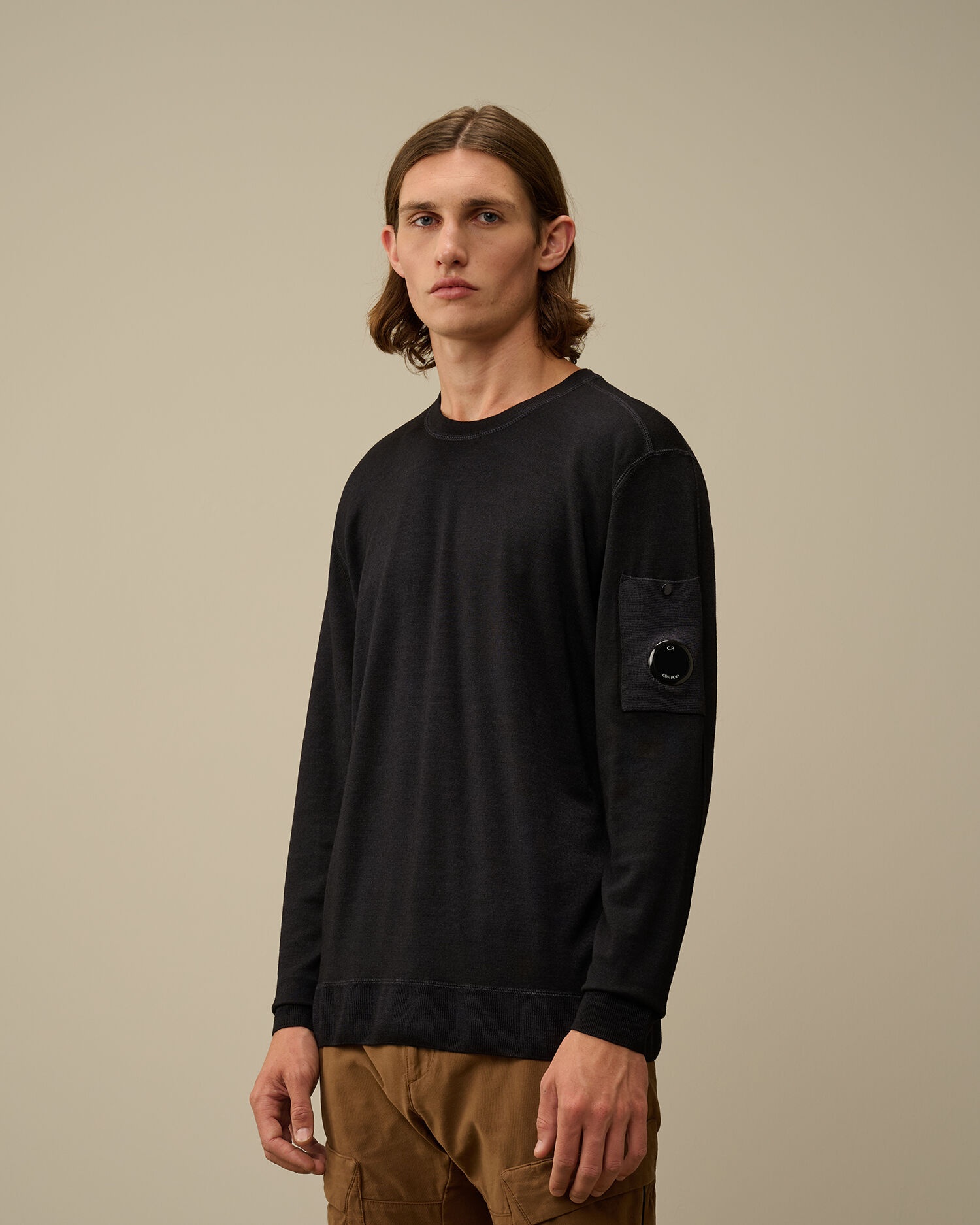 Merino Wool Fast Dyed Crew Neck Knit - 2