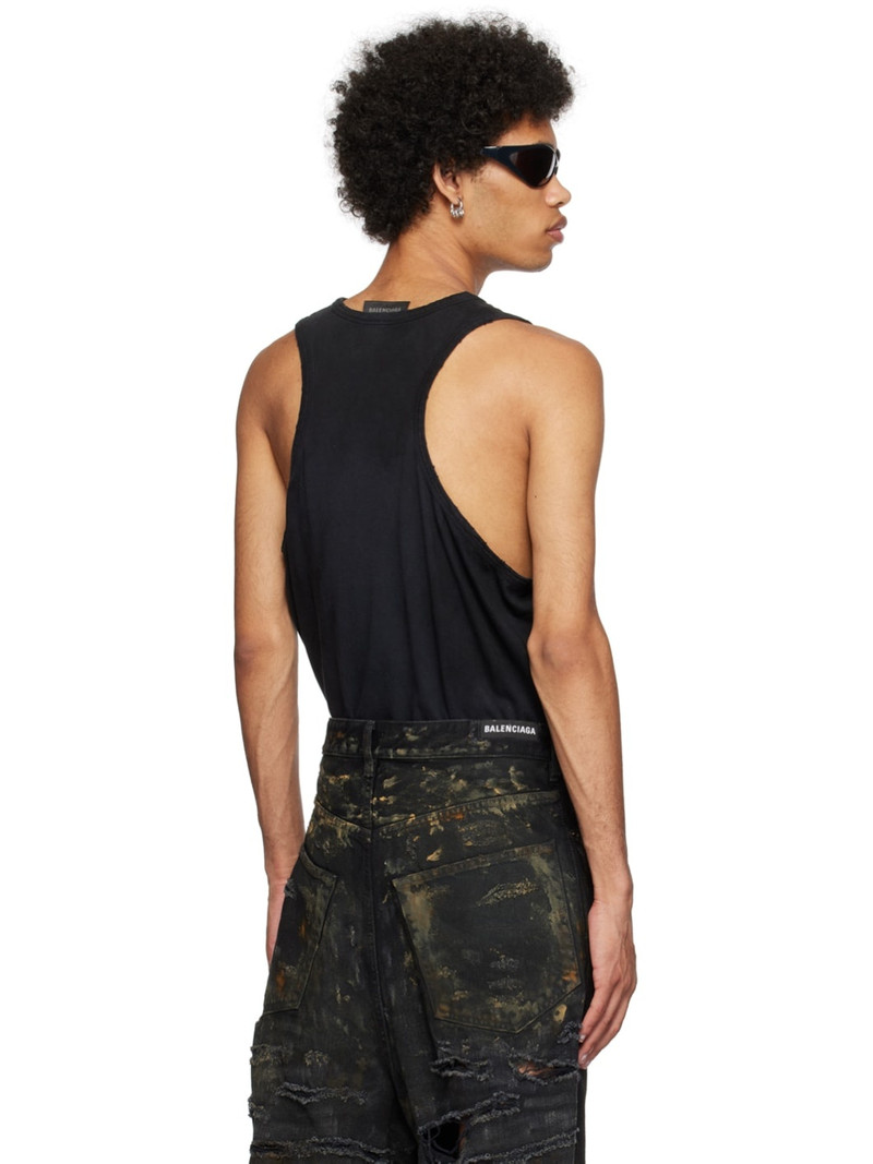 Black Outside Loop Tank Top 3