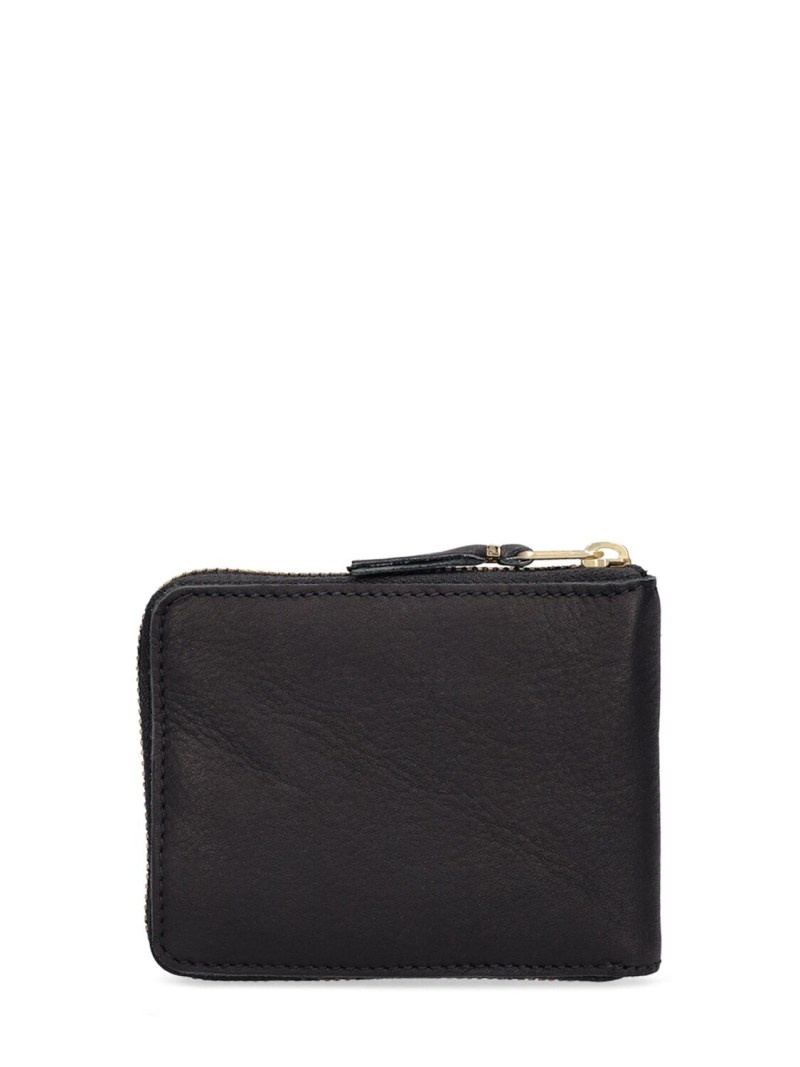 Washed leather wallet - 3