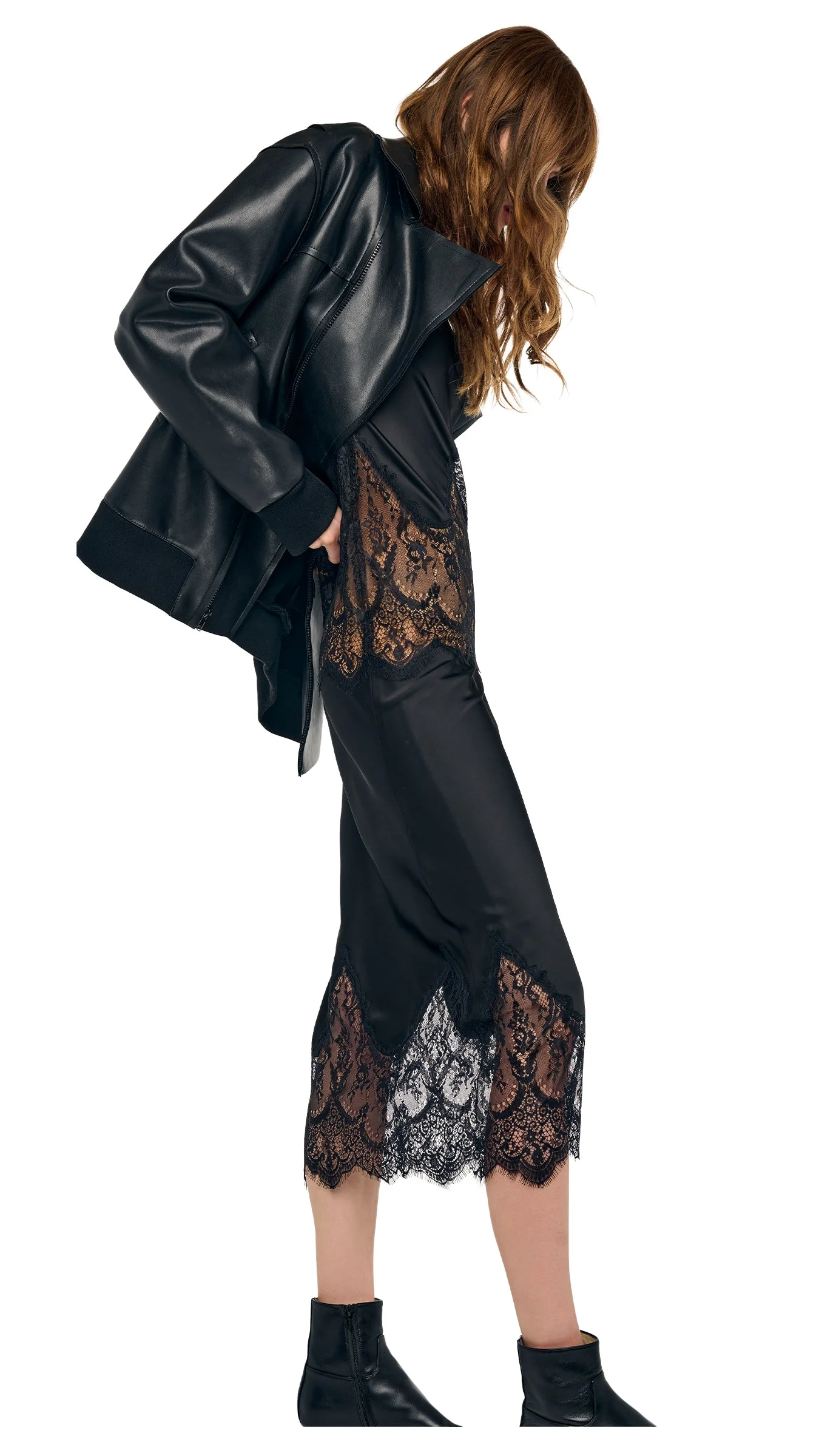 OVERSIZED MOTO JACKET - 1