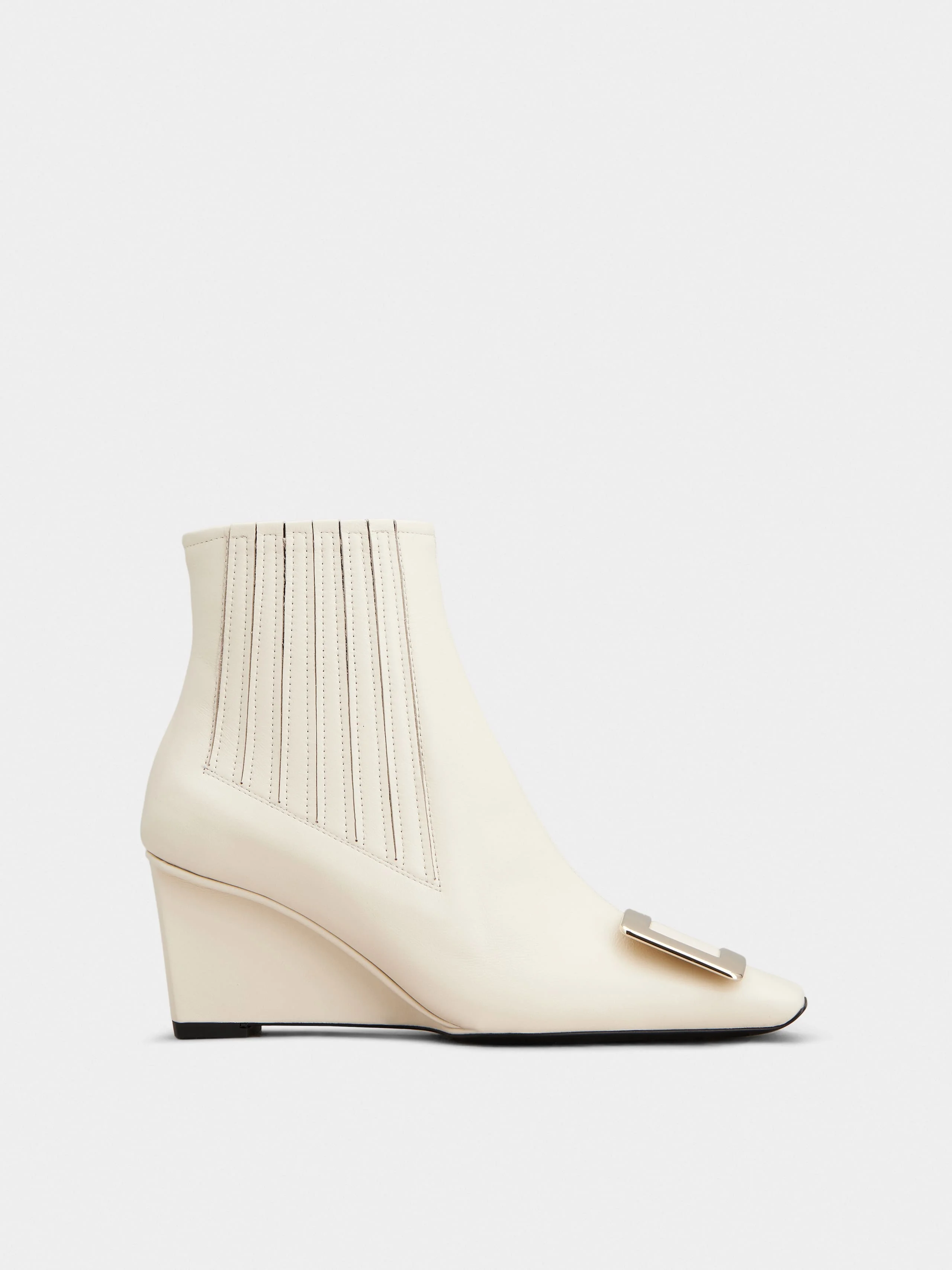 Belle Vivier Wedge Booties in leather - 1