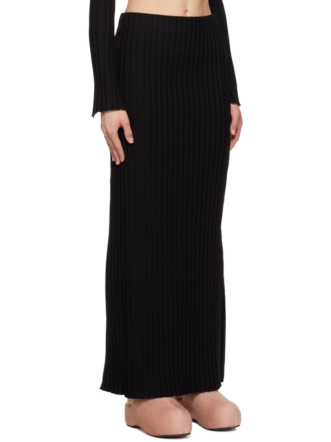 Black Yadder Maxi Skirt - 2