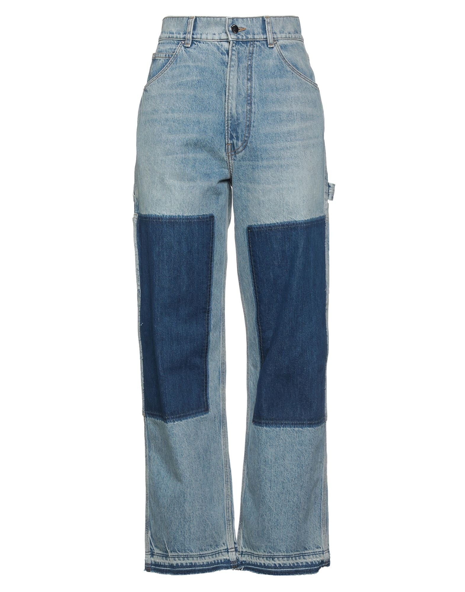 Blue Women's Denim Pants - 1
