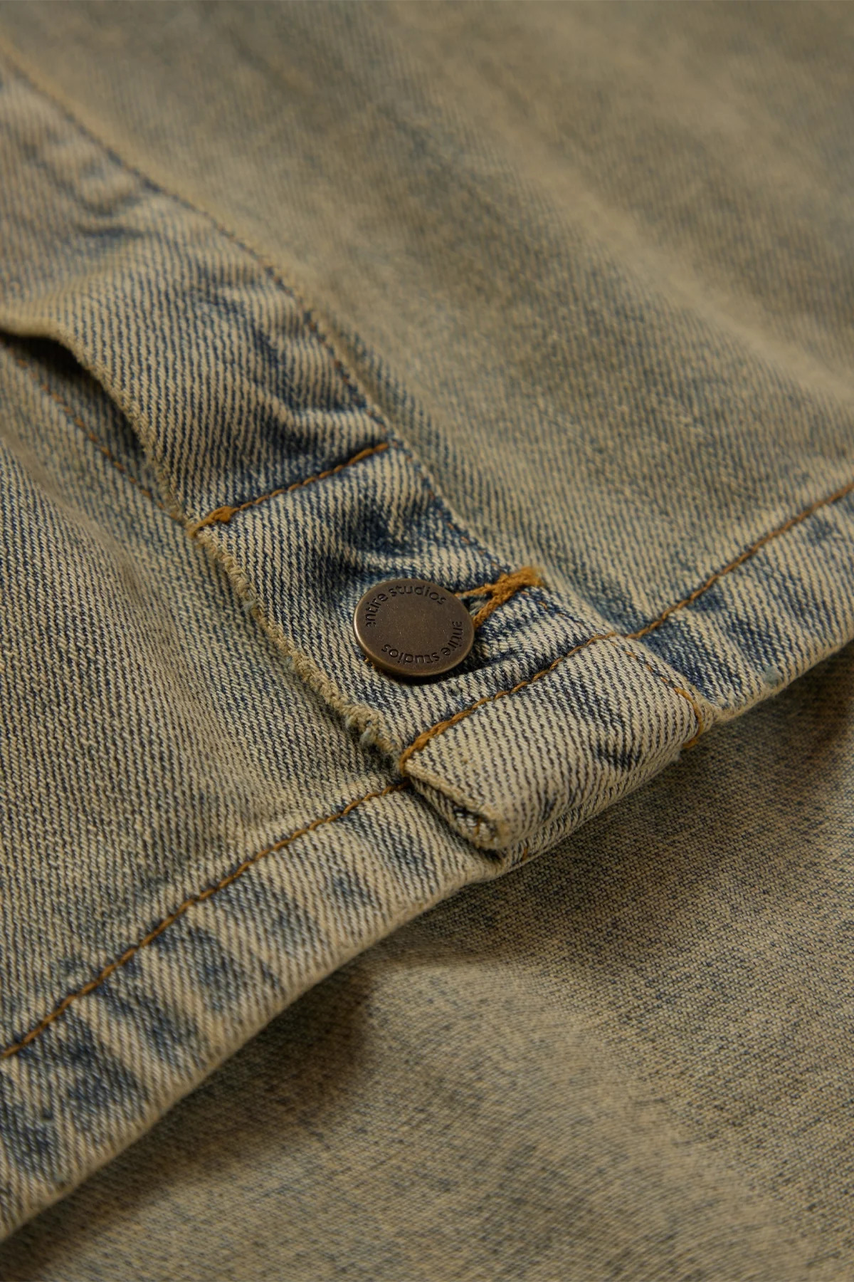 Entire Studios Herculean Denim Shirt Surface Wave - 3