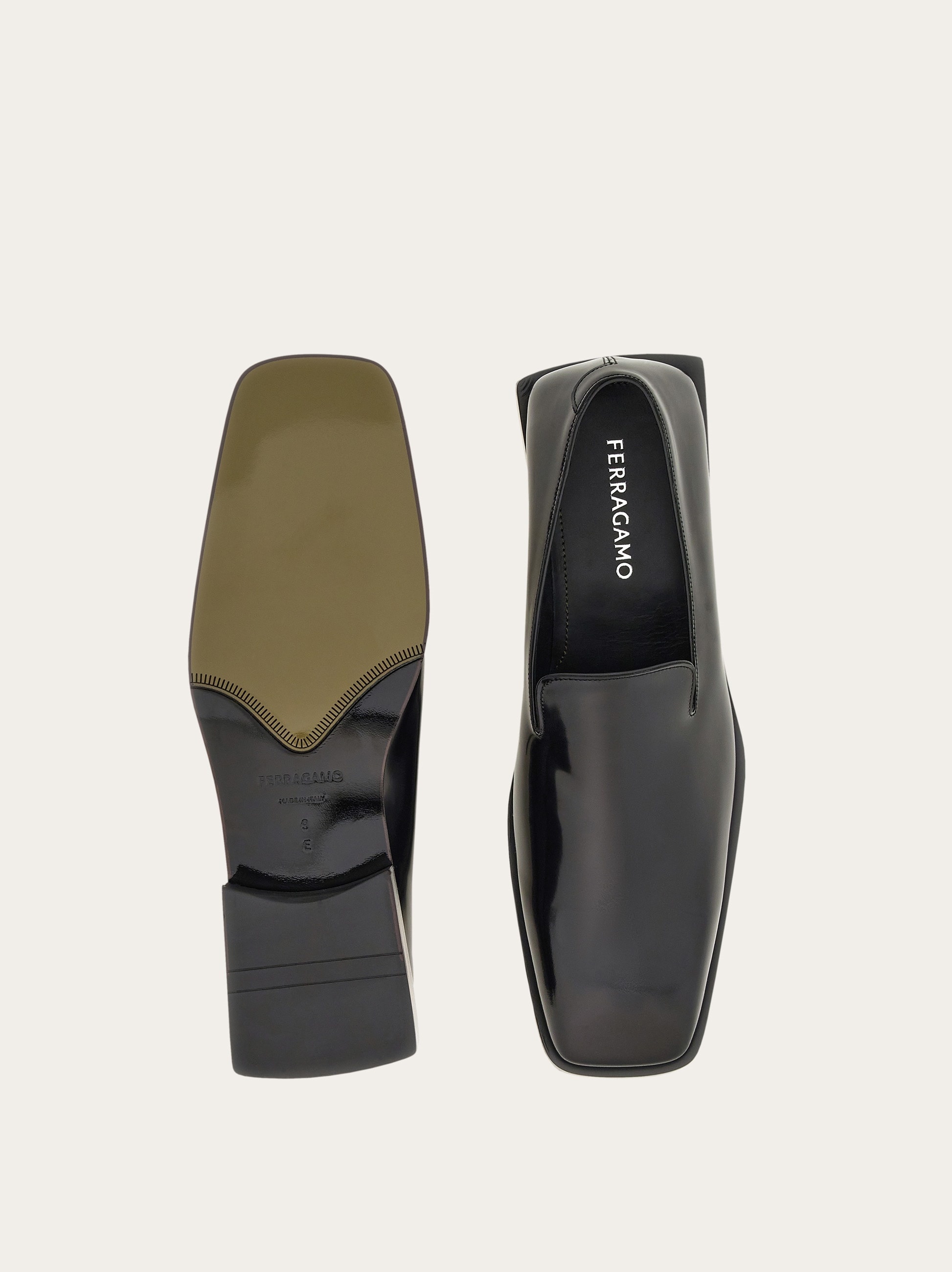 Square tip loafer - 5
